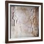 Bas-Relief Showing the Gods Isis and Osiris, Ptolemaic Period, Ancient Egypt, 323-30 BC-null-Framed Photographic Print