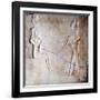 Bas-Relief Showing the Gods Isis and Osiris, Ptolemaic Period, Ancient Egypt, 323-30 BC-null-Framed Photographic Print