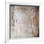 Bas-Relief Showing the Gods Isis and Osiris, Ptolemaic Period, Ancient Egypt, 323-30 BC-null-Framed Photographic Print