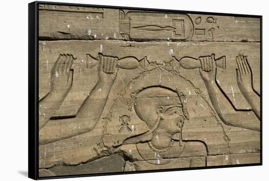 Bas Relief, Temple of Kalabsha-null-Framed Stretched Canvas