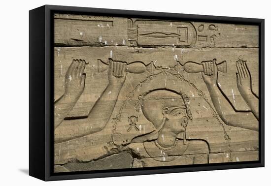 Bas Relief, Temple of Kalabsha-null-Framed Stretched Canvas