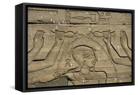 Bas Relief, Temple of Kalabsha-null-Framed Stretched Canvas