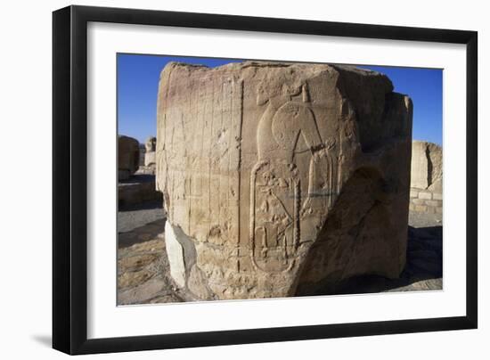 Bas-Relief, Temple of Soleb-null-Framed Giclee Print