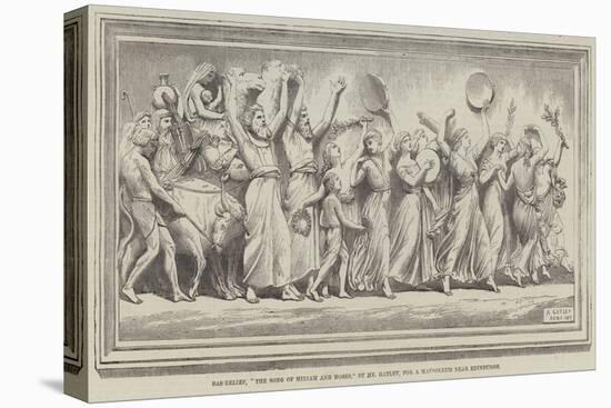 Bas-Relief, The Song of Miriam and Moses, by Mr Gatley, for a Mausoleum Near Edinburgh-null-Stretched Canvas