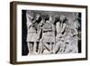 Bas-Relief with Soldiers, Isola Sacra Necropolis, Fiumicino, Lazio, Italy-null-Framed Giclee Print