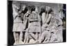 Bas-Relief with Soldiers, Isola Sacra Necropolis, Fiumicino, Lazio, Italy-null-Mounted Giclee Print