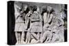 Bas-Relief with Soldiers, Isola Sacra Necropolis, Fiumicino, Lazio, Italy-null-Stretched Canvas