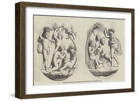 Bas-Reliefs Designed by Mr Henning for the Decoration of the Mansion-House-null-Framed Giclee Print