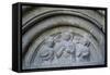 Bas-Reliefs from Roman-Catholic Cathedral in Citadel of Alba Iulia, Romania-null-Framed Stretched Canvas