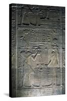 Bas-Reliefs Inside Temple of Isis at Philae-null-Stretched Canvas