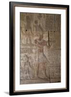 Bas-Reliefs Inside the Temple of Opet, Karnak Temple, Luxor, Thebes, Egypt, North Africa, Africa-Richard Maschmeyer-Framed Photographic Print