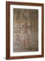 Bas-Reliefs Inside the Temple of Opet, Karnak Temple, Luxor, Thebes, Egypt, North Africa, Africa-Richard Maschmeyer-Framed Photographic Print