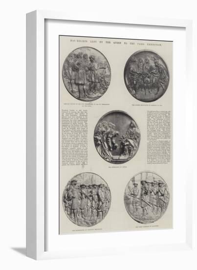 Bas-Reliefs Lent by the Queen to the Paris Exhibition-null-Framed Giclee Print