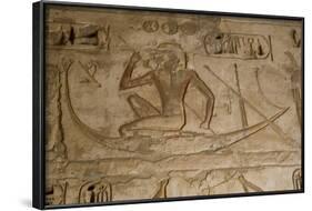 Bas-Reliefs, Medinet Habu (Mortuary Temple of Ramses Iii), West Bank-Richard Maschmeyer-Framed Photographic Print