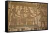 Bas-Reliefs, Medinet Habu (Mortuary Temple of Ramses Iii), West Bank-Richard Maschmeyer-Framed Stretched Canvas