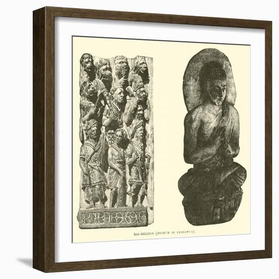 Bas-Reliefs, Museum of Peshawur-null-Framed Giclee Print