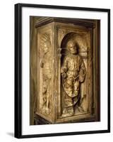 Bas-Reliefs on Interior of South Door, Cathedral of Santa Maria Assunta, Como, Italy-null-Framed Giclee Print