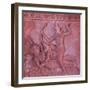 Bas-Reliefs on the Walls of Wat Ratchathammaram, Koh Samui, Thailand-Jon Arnold-Framed Photographic Print