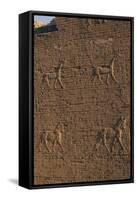 Bas-Reliefs on Walls of Babylon, Iraq-null-Framed Stretched Canvas