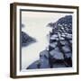 Basalt Columns on Coast-Micha Pawlitzki-Framed Photographic Print