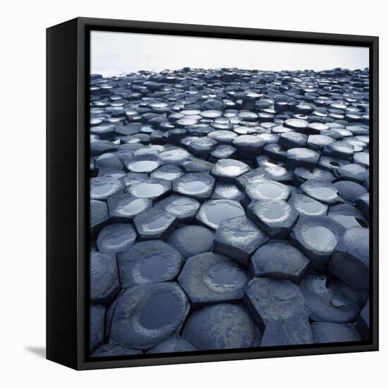 Basalt Columns-Micha Pawlitzki-Framed Stretched Canvas