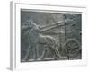 Basalt Relief Depicting the Royal Chariot, Artefact from Tiglatpileser III's Palace-null-Framed Giclee Print