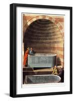 Basalt Sarcophagus Called the Lovers Fountain, 1804-Luigi Mayer-Framed Giclee Print