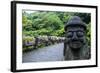 Basalt Statue in Seogwipo, Jejudo Island, South Korea-Michael Runkel-Framed Photographic Print