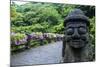 Basalt Statue in Seogwipo, Jejudo Island, South Korea-Michael Runkel-Mounted Photographic Print