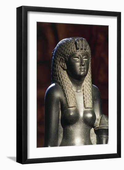 Basalt Statue of Of Cleopatra VII Horn of Plenty-null-Framed Giclee Print