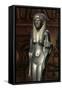Basalt Statue of Of Cleopatra VII Horn of Plenty-null-Framed Stretched Canvas