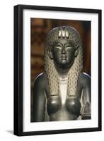 Basalt Statue of Of Cleopatra VII Horn of Plenty-null-Framed Giclee Print