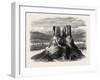 Basaltic Pinnacles on the Columbia River, USA, 1870s-null-Framed Giclee Print