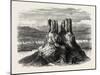 Basaltic Pinnacles on the Columbia River, USA, 1870s-null-Mounted Giclee Print