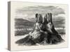 Basaltic Pinnacles on the Columbia River, USA, 1870s-null-Stretched Canvas