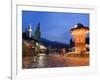 Bascarsija, Old Turkish Quarter and Sebilj Fountain-Christian Kober-Framed Photographic Print