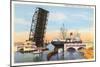 Bascule Bridge, Corpus Christi, Texas-null-Mounted Art Print