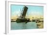 Bascule Bridge, Corpus Christi, Texas-null-Framed Art Print