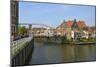 Bascule Bridge (Draw Bridge) and Houses in the Port of Enkhuizen, North Holland, Netherlands-Peter Richardson-Mounted Photographic Print