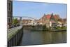 Bascule Bridge (Draw Bridge) and Houses in the Port of Enkhuizen, North Holland, Netherlands-Peter Richardson-Mounted Photographic Print