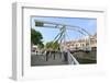 Bascule Bridge (Draw Bridge) and Houses in the Port of Enkhuizen, North Holland, Netherlands-Peter Richardson-Framed Photographic Print