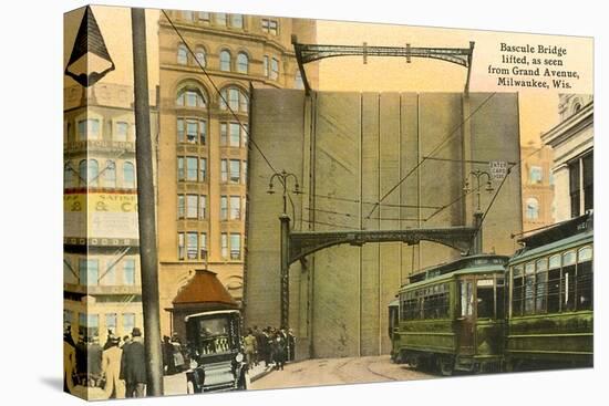 Bascule Bridge, Grand Avenue, Milwaukee, Wisconsin-null-Stretched Canvas