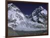 Base Camp and Khumbu Ice Fall-Michael Brown-Framed Premium Photographic Print