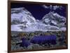 Base Camp at Lhotse, Southside of Everest, Nepal-Michael Brown-Framed Premium Photographic Print