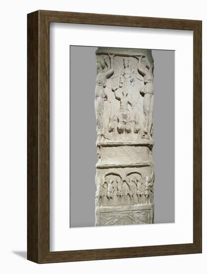 Base of the Porphyrios Monument-null-Framed Photographic Print