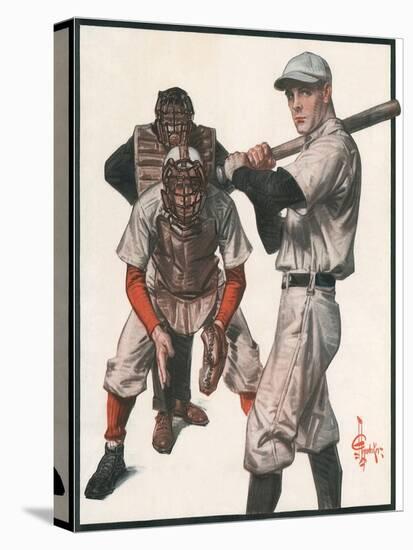 Baseball, 1915-Joseph Christian Leyendecker-Stretched Canvas