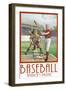 Baseball America-Edward M. Fielding-Framed Art Print