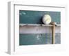 Baseball and Bat on Rack-Lawrence Manning-Framed Photographic Print