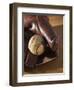 Baseball and Old Mitt-Tom Grill-Framed Photographic Print