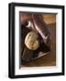 Baseball and Old Mitt-Tom Grill-Framed Photographic Print